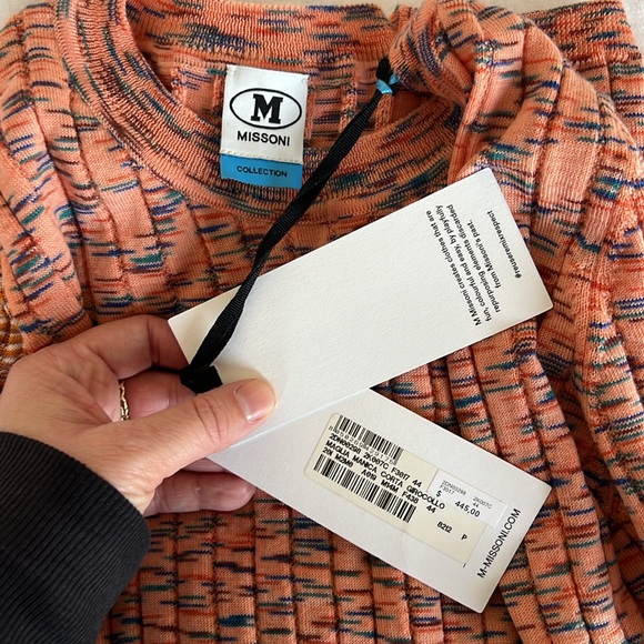 NWT Missoni Knit Short Sleeve - Picture 3 of 5